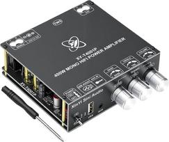 „Mini Mono“ stiprintuvas su „Bluetooth“, 400 W žemų dažnių garsiakalbių „Hi-Fi“ stiprintuvas, TWS skaitmeninis stereo galios stiprintuvas, garso stiprintuvas su TPA3223 mikroschema, 12–42 V nuolatinė srovė / 5 A, „Bluetooth“ 5.0 / USB / AUX, garsiakalbių