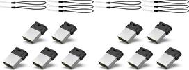 „Mini USB“ 32GB, 5 vnt. rinkinys „Vansuny Ultra Mini USB“ atmintinė 2.0 su dirželiu (2 vnt. rinkinys)