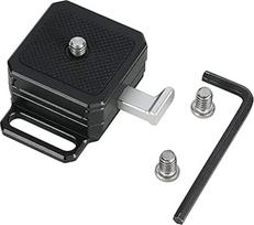 „Mini V Mount“ akumuliatoriaus tvirtinimo plokštė, „NICEYRIG“ „Mini V-Lock“ tvirtinimo plokštė su greito atjungimo pagrindine plokšte, „Arca-Swiss“ standartinė pagrindinė plokštė, skirta veidrodiniams fotoaparatams, akumuliatoriams, įrašymo įrenginiams, ž