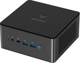 „MINIS FORUM UM890 Pro“ mini kompiuteris, „AMD Ryzen 9 8945HS“ procesorius, 8 branduoliai/16 sriegių, iki 5,2 GHz, „AMD Radeon 780M“ vaizdo plokštė, „barebone“ versija be RAM/SSD/OS, HDMI/DP/USB4×2, RJ45 2,5G × 2 / „Oculink“