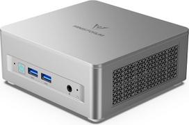 „MINIS FORUM UM750L“ plonas mini kompiuteris, „AMD Ryzen 5 7545U“ 6C/12T procesorius, kurio dažnis siekia iki 4,9 GHz, „AMD Radeon 740M“, 16GB LPDDR5 (integruota) / 1 TB SSD, HDMI/DP/USB4/2,5 G RJ45, „Wi-Fi 6E“, „BT 5.2“, 2 x USB 3.2, 2 x USB 2.0