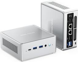 „MINIS FORUM NAB9S“ mini kompiuteris, „Core i9-13900HK“ 14C/20T procesorius (iki 5,4 GHz), „Intel Iris Xe“ grafika, 2 HDMI ir 2 USB-C jungtys, 2 x 2,5G RJ45, 16GB DDR4 / 500GB PCIe 4.0 SSD, HDD lizdas, „Wi-Fi 6E“, „Bluetooth 5.2“