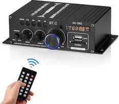 „Mini“ „Bluetooth 5.0“ skaitmeninis stiprintuvas – stereofoninis stiprintuvas namams ir automobiliui su USB muzikos grotuvu