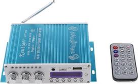 „Mini“ „Bluetooth“ Hi-Fi stereo garso stiprintuvas su boso stiprinimo funkcija, MP4, 12 V, palaiko FM/MP3/TF/USB/DVD, skirtas automobiliams ir motociklams, automobilių CD ir DVD grotuvams