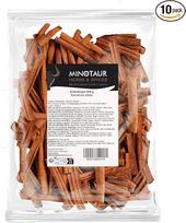 „Minotaur Spices“ | Cinamono lazdelės, 2 x 500 g (1 kg) | Apytikriai 160–170 vnt. | Apytikriai 8 cm ilgio (5 vnt. pakuotė)