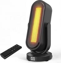 „Minthouz“ ventiliatorinis šildytuvas, energiją taupantis, PTC keraminis ventiliatorinis šildytuvas, 3 režimai, 8 val. laikmatis, 120° pasukimo kampas, nešiojamas termostatinis šildytuvas su apsauga nuo perkaitimo ir pasvirimo, skirtas namams, miegamajam,