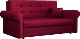 „Mirjan24 Viva Silver III“ miegamoji sofa su daiktų dėže, miegamoji sofa su apvaliais porankiais, 3-vietė minkšta sofa su miego funkcija, sofų komplektas su pagalvėmis, sofa, „Living Landscape“ (Kronos 02)