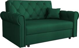 „Mirjan24 Viva Roma II“ sofa su miego funkcija, dvivietė minkšta sofa su miego dėže ir pagalvėmis, sofa-lova, sofa-lova, „Living Landscape“, spalvų pasirinkimas, sofų komplektas (Kronos 19)
