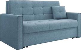„Mirjan24 Viva Lux III“ sofa su miego funkcija, 3-vietė minkšta sofa su lovos dėže ir pagalvėmis, sofų komplektas, sofa-lova, spalvų pasirinkimas, „Living Landscape“ (Tatum 278)