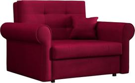 „Mirjan24 Viva Silver I“ sofos-lova su daiktų dėže, sofa su apvaliais porankiais, vienvietė minkšta sofa su miego funkcija, įskaitant pagalvę, sofos-lova, spalvų pasirinkimas, „Living Landscape“ (Kronos 02)