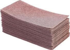 „Mirka Abranet“ šlifavimo juostelės 115 x 230 mm su „Velcro“ tvirtinimu, grūdėtumas P120, 50 vnt. pakuotė | Optimalus dulkių surinkimas, užtikrinantis švarų medžio, glaisto, lako ir plastiko šlifavimą su patvaria „Velcro“ tvirtinimo sistema