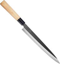„MITSUMOTO SAKARI“ 26 cm virtuvinis peilis sashimi, „Yanagiba“ peilis, pagamintas iš volframo lydinio
