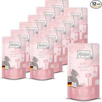 „MjAMjAM“ kačiukams skirtas šlapias maistas, sultinga vištiena su lašišų aliejumi, 12 x 125 g, 1 pakuotė (1 x 1,5 kg)