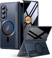 „MOBOSI“ dėklas su ekrano apsaugine plėvele, skirtas „Samsung Galaxy Z Fold 8“ („Ultra Black“)