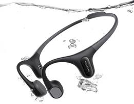 „Mojawa Run Plus“ naujos kartos kaulų laidumo ausinės plaukimui, IP68 atsparumas vandeniui, „Bluetooth“ ausinės su 32GB MP3 grotuvu, atvirų ausų ausinės su giliais baisais, ENC mikrofonas aiškiems pokalbiams, skirtos bėgimui, dviračių sportui ir kitoms s