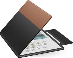 „MoKo“ magnetinis dėklas, skirtas naujajam 11 colių „Kindle Scribe 2025“ (3-osios kartos) ir „Kindle Scribe Colorsoft 2025“ (1-osios kartos) – plonas „Folio Premium“ dirbtinės odos dėklas su rašiklio tvirtinimu ir automatine miego bei pažadinimo funkcija,