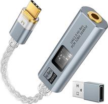 „MoKo“ USB-C į 3,5 mm garso ausinių adapteris, DAC kabelis „Type-C“ į „Jack“