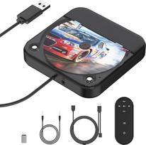 „MONODEAL“ nešiojamasis CD grotuvas su USB/AUX jungtimis, suderinamas su automobiliu | „Discman“ CD grotuvas su nuotolinio valdymo pultu, skirtas automobiliui, „Plug and Play“, su „Anti-Skip“ ir „Anti-Shock“ funkcijomis
