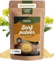 „Monte Nativo“ garstyčių milteliai (500 g) – 100 % gryni sumalti garstyčių milteliai | Sumaltos garstyčių sėklos – švelniai džiovinti ir aromatingi prieskoniai, puikiai tinkantys maisto gaminimui ir pagardinimui – intensyvus skonis