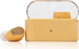 „Moondrop Pudding“ TWS ausinės, „True Wireless Stereo“ su ANC, AI, ENC, LHDC-V 10 mm dinaminis garsiakalbis, interaktyvus DSP, „Bluetooth“ 6.0, muzikos ir žaidimų režimai, dvigubas režimas (geltonos spalvos)