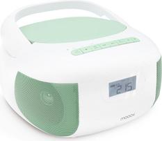 „mooov“ CD grotuvas su radiju, „Bluetooth“, MP3, USB jungtimi ir „Micro SD“ kortele – žalias – „mooov“ 477186