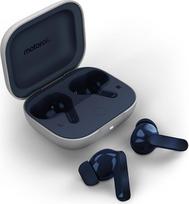 „Motorola Moto Buds“ (Bluetooth 5.3 ausinės, aukštos raiškos garsas, „Dolby Atmos“, aktyvi triukšmo slopinimo funkcija, belaidis įkrovimas, iki 42 valandų baterijos veikimo laikas, 3 mikrofonų sistema) „Starlight Blue“