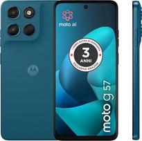 „Motorola Moto G57“ su 3 metų garantija (8/256GB, kamera 50 + 8 MP + mirgėjimo jutiklis, 6,72 colio ekranas, 120 Hz, 5100 mAh, „Snapdragon 6s Gen 4“, „Android 16“), „Pantone Corsair“