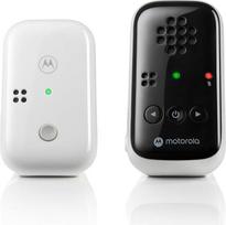 „Motorola Nursery PIP10“ belaidis DECT kūdikių stebėjimo prietaisas, itin jautrus mikrofonas, garso ir signalo praradimo įspėjimas, garsumo reguliavimas, nešiojamas tėvų pultas
