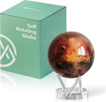 „MOVA“ savaime besisukantis gaublys, „Mars Signature“, 6 colių | Besisukantis saulės sistemos gaublys, be baterijų ir laidų, dovana astronomijos mėgėjams, aukščiausios kokybės kinetinis eksponatas, kosminės tematikos dekoracija
