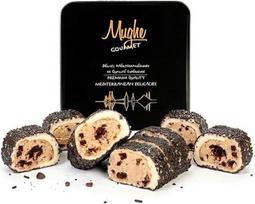 „Mughe Gourmet“ turkiško medaus lokumo dovanų dėžutė su kakavos sausainių įdaru, 350 g