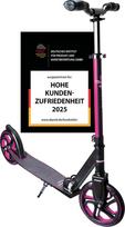 „muuwmi Aluminium Scooter Pro“ – paspirtukas, 215 mm, ABEC 7, skirtas vaikams ir suaugusiems, atitinka GS standartą, reguliuojamas pagal ūgį