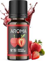 „myAROMA“ aromatiniai lašai – braškių skonio, 10 ml, be cukraus, be kalorijų ir tinkami veganams, natūralus maisto aromatas be dirbtinių dažiklių, skirtas kepimui, maistui ir gėrimams, Nr. 19