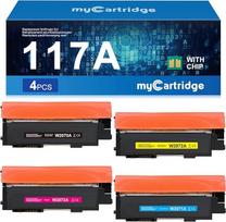„MYCARTRIDGE 117A“ tonerio rinkinys, suderinamas su „HP MFP 179fwg 178nw“, 4 vnt. pakuotė