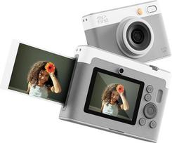 „myFirst Insta Lux“ 2-in-1 momentinių nuotraukų fotoaparatas su spausdintuvu (pilkos spalvos)