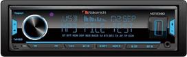 „Nakamichi NQ723BD“ 1 DIN automobilinis radijas, palaikantis „Bluetooth“, USB ir AUX jungtis, su FM radijo imtuvu ir nuimamu priekiniu skydeliu