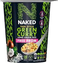 „Naked Rice“ ryžiai be Tailando žaliosios kario padažo, 78 g (6 vnt. pakuotė)