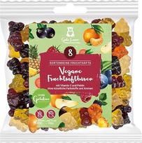 „naschlabor x Gute Laune“ vaisių sulčių meškiukas, veganiškas, 20 % natūralių vaisių sulčių, be dirbtinių dažiklių ir skonio stipriklių, be glitimo ir laktozės