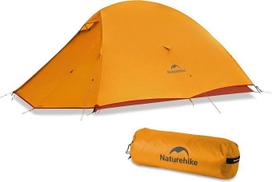 „Naturehike Cloud Up Base“ 2-vietė lengva kempingo palapinė, lengvai surenkama, vėjui ir vandeniui atspari kupolinė palapinė, skirta kelionėms gamtoje ir žygiams (oranžinė, 210T)