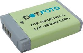 „NB-13L“ aukščiausios klasės didelės talpos 3,6 V / 1500 mAh baterija, skirta „Canon“
