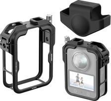 „NEEWER Osmo 360 Cage“ rėmelis, veiksmo kamerų vaizdo stabilizatorius, pagamintas iš aliuminio lydinio su apsauginiu dangteliu, suderinamas su „DJI Osmo 360 Combo“ priedais ir magnetine greitojo tvirtinimo sistema, AC048