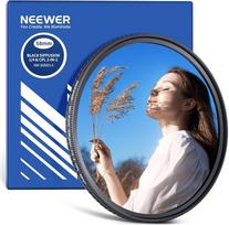 „NEEWER“ 2-in-1 CPL + juodas difuzinis 1/4 filtras, skirtas kinematografiniam miglos efektui sukurti; daugiasluoksnis apvalus poliarizacinis filtras, skirtas švelniam, svajingam vaizdo efektui sukurti, su plonu rėmeliu, 58 mm