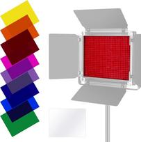 „Neewer“ 8 vnt. apšvietimo spalvų filtrų rinkinys – skaidrūs spalvų koregavimo filtrai 8 skirtingų spalvų, skirti „Neewer 660“ LED vaizdo apšvietimui, 6,57 x 8,54 colių