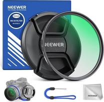 „NEEWER“ 82 mm MC UV apsauginis filtras su objektyvo dangteliu, daugiafunkcinės nano dangos / optinis HD stiklas / vandens atsparus / atsparus įbrėžimams / itin plonas aliuminio lydinio rėmas / ultravioletinis filtras