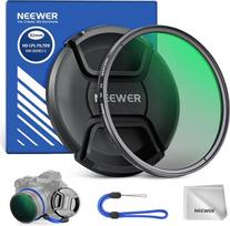 „NEEWER“ 82 mm CPL filtras su objektyvo dangteliu, ypač plonas, atsparus įvairiems veiksniams, nano-danga padengtas apskritasis poliarizacinis filtras su HD optiniu stiklu, skirtas fotoaparatų objektyvams, mažina atspindžius ir akinimo efektą