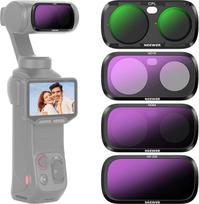 „NEEWER“ CPL + ND filtrų rinkinys, suderinamas tik su „Insta360 Luna Ultra“, neutralaus tankio filtrai (ND16 + ND64 + ND256), poliarizacinių filtrų rinkinys veiksmo kameroms, fotografijos priedai, FL-L04