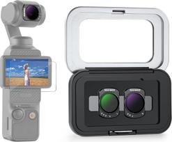 „NEEWER“ kintamojo ND filtro rinkinys, suderinamas su „DJI Osmo Pocket 3“ / „Pocket 4“ / „Xtra Muse“ – magnetinių, daugiasluoksnių ND2–32 ir ND64–512 neutralaus tankio filtrų rinkinys, skirtas veiksmo kameroms