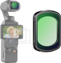 „NEEWER“ magnetinis juodas difuzinis 1/2 filtras, skirtas sukurti „Film Mist“ efektą, suderinamas su „DJI Osmo Pocket 3“ / „Pocket 4“ / „Xtra Muse“ efektų filtrais, veiksmo kamera su ekrano apsaugomis FL-80