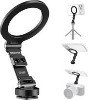 „NEEWER“ magnetinis trikojis su laikikliu mobiliajam telefonui ir „flash shoe“ adapteriu – kompaktiškas, lengvas, aliuminis laikiklis mobiliajam telefonui, skirtas fotoaparatams, suderinamas su „MagSafe“, „iPhone“, „Samsung“ ir „Android“ įrenginiais, CA16