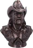 „Nemesis Now“ oficialiai licencijuotas Lemmy biustas „Motorhead“ – 35 cm aukščio bronzinė skulptūra iš dervos