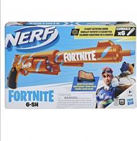 „Nerf Fortnite“ 6-SH šautuvas su „Camo Pulse“ apvynu, „Hammer Action“ užtaisymo mechanizmu, būgniniu šovinių dėklu ir 6 „Elite“ strėlėmis